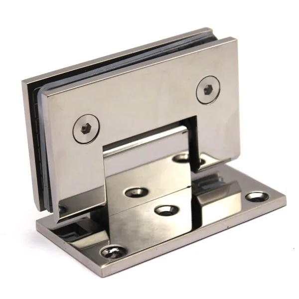001-304JGH Стеклопетля 90 гр со смещением площадки